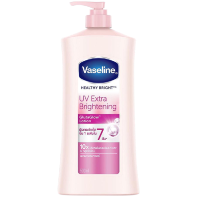 Vaseline UV Extra Brightening Gluta Glow Body Lotion 500 ML image