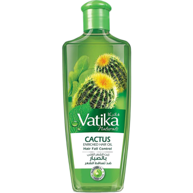 Vatika Cactus Hair Fall Control Enriched Hair Oil 200 ml image