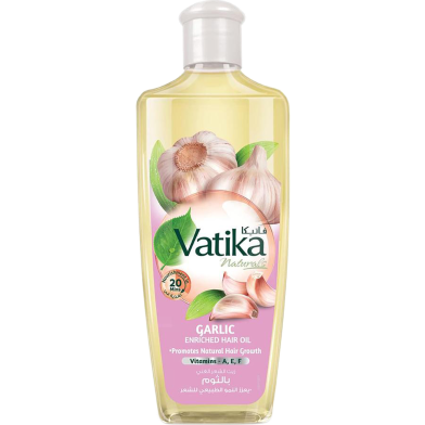 Vatika Garlic Pro. N. H. Growth Enriched Hair Oil 200 ml image