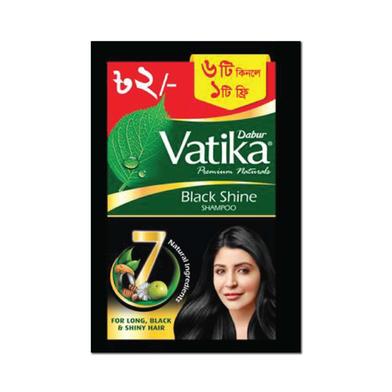 Vatika Hair Fall Control Shampoo 6 ml (Pack of 12) - 2 Pcs Free image