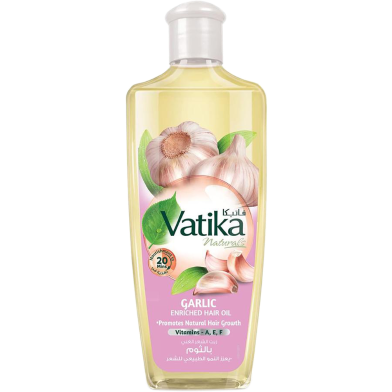 Vatika Naturals Garlic Enriched Hair Oil 300 ml image