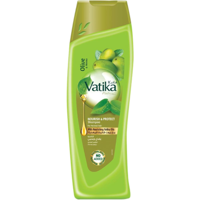 Vatika Olive and Henna Nourish and Protect Shampoo 400 ml image