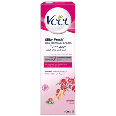 Veet Silky Fresh Normal Skin Hair Removal Cream 100 ml image