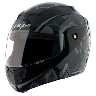 Vega Crux Dx Fighter Black Grey Helmet image
