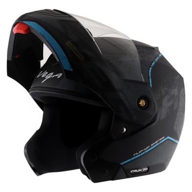 Vega Crux Dx Victor Dull Black Grey Helmet image