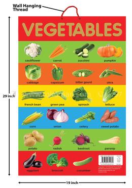 Vegetables - Early Learning Educational Posters