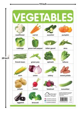 Vegetables - My First Early Learning Wall Chart image
