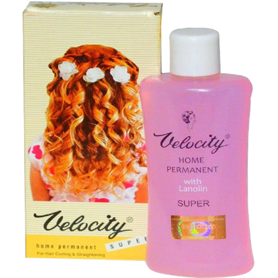 Velocity Home Permanent - For Hair Curling And Straightening 100 ml (Baby Pink) image