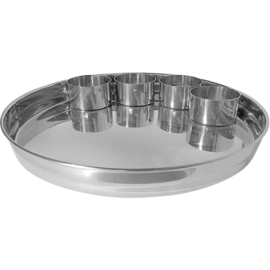 Venus Thali Set With Bowl image