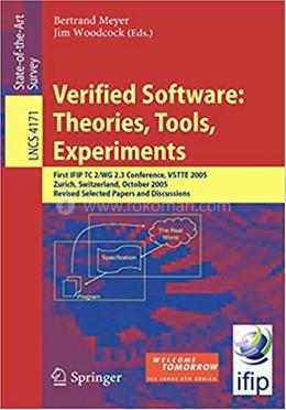 Verified Software: Theories, Tools, Experiments - Lecture Notes in Computer Science:4171