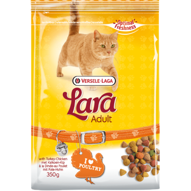 Versele Lara Chunks With Turkey and Chicken for Adult Cats 350 gm image