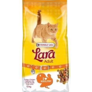 Versele Lara Chunks with Turkey and Chicken For Adult Cats 10 kg image