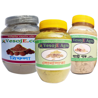 VesojE AgroTrifola Powder-150gm and Gastro Pack Powder -125 gm With Sona Pata-100g(Buy 2 Get 1 FREE) image