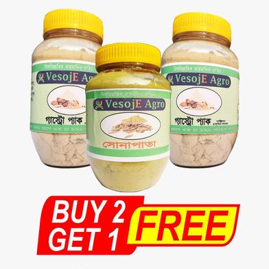 VesojE Agro Gastro Pack Powder-125 gm and Gastro Pack Powder-125 gm With Sona Pata-100gm (Buy 2 Get 1 FREE) image