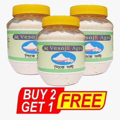 VesojE Agro Pink Salt Powder -200gm and Pink Salt Powder- 200gm With Pink Salt Powder- 200gm (Buy 2 Get 1 FREE) image