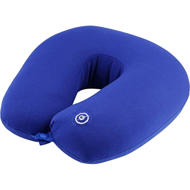 Vibrating Neck Massager Travel Pillow Blue image