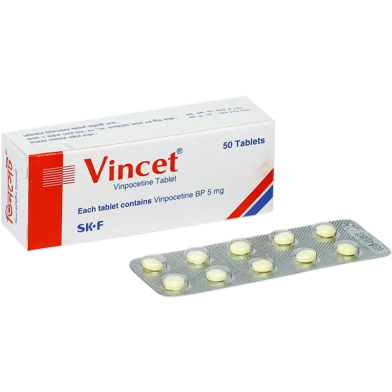 Vincet 5 mg Tablet 10'S Strip image