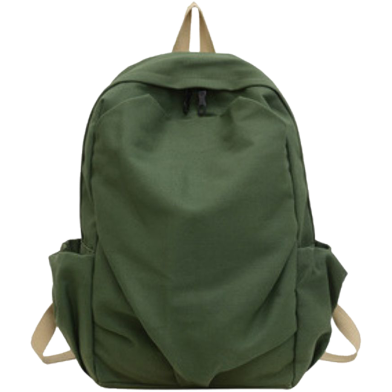 Vintage Style Backpack Simple Large Capacity Backpack image