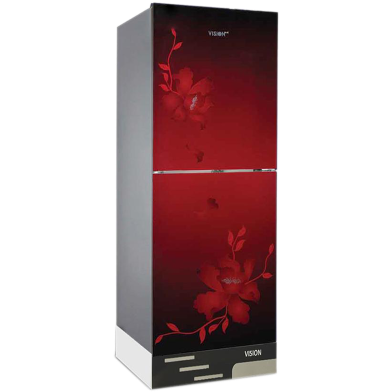Vision Glass Door Refrigerator RE-208 Liter Pink Couple image
