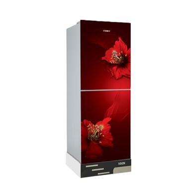 Vision Glass Door Top Mount Refrigerator RE-240 Liter Chinese Rose image