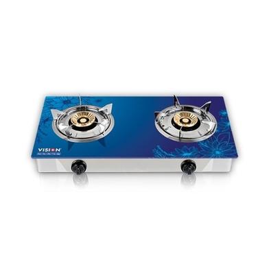 Vision LPG Double Glass Gas Stove Sky 3D image