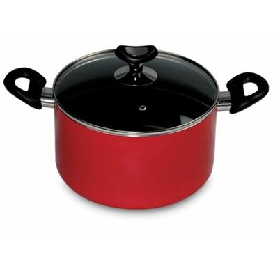 Vision NS Glamour Casserole with Lid (Red) - 24 cm image