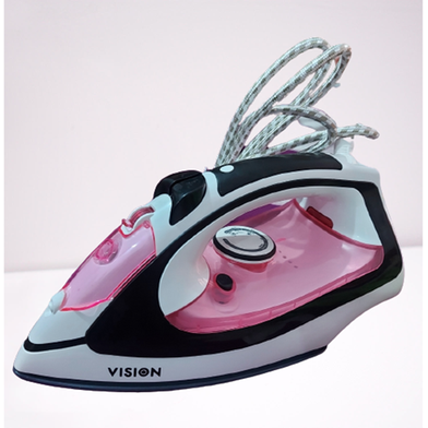 Vision VIS-YPF-6138 Electric Iron With Overheat Protection and Shock and Burn Proof - Orange image