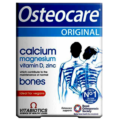 Vitabiotics Osteocare Original Bone Health, Calcium Magnesium, Vitamin D - 90 Tablets image