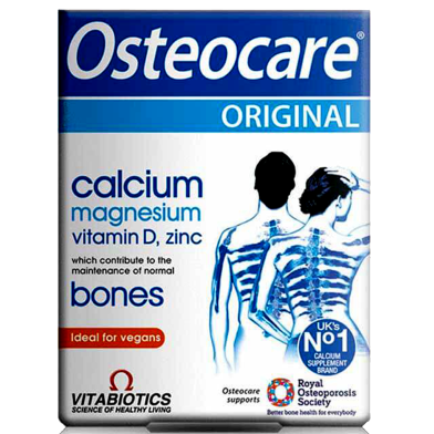 Vitabiotics Osteocare Original Bone Health, Calcium Magnesium, Vitamin D - 30 Tablets image