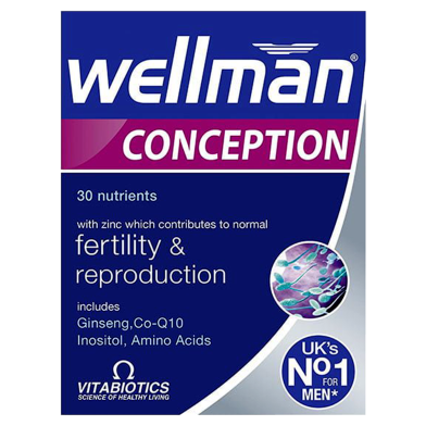 Vitabiotics Wellman Conception Tablets 30 Count image