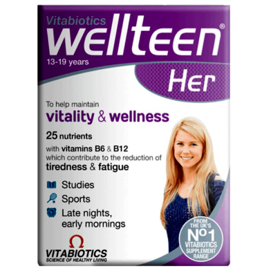 Vitabiotics Wellteen Her 30 Tablets image