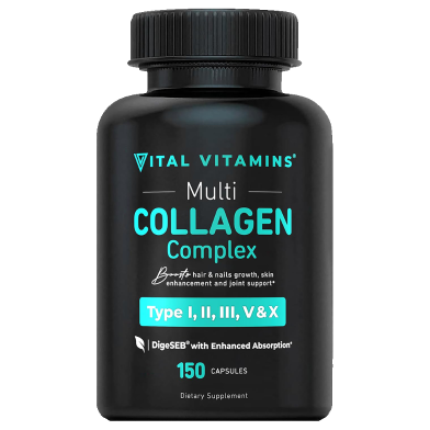 Vital Vitamins Multi Collagen For Women And Men - 150 Capsules -523289749 image