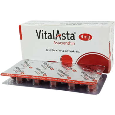 Vitalasta 4mg Capsule 10's Strip image