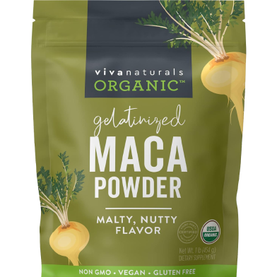 Viva Naturals Organic Gelatinized Maca Powder 1lb (454 g) -524029208 image