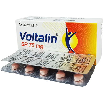 Voltalin SR 75 mg 10's Strip Tablet image