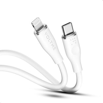 Voltme MOSS C2L 1.2M 30W White Fast Charging Cable image
