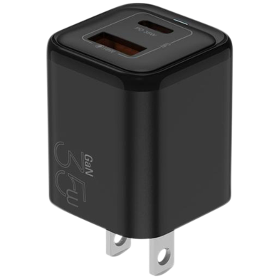 Vyvylabs Gan Fast Charger 35W A plush C (US plug) Black(GAN35BU-02) image