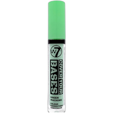W7 Cover Your Bases Colour Correcting Concealer Green image
