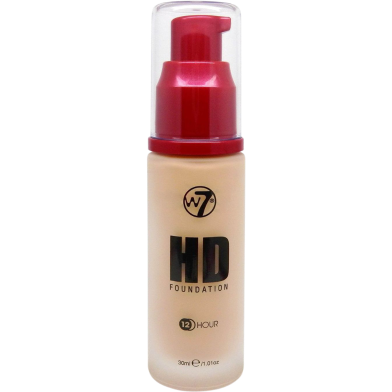 W7 Foundation Honey Hd 12 Hours Coverage 30ml image