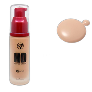 W7 HD Foundation 12 Hours - Early Tan image