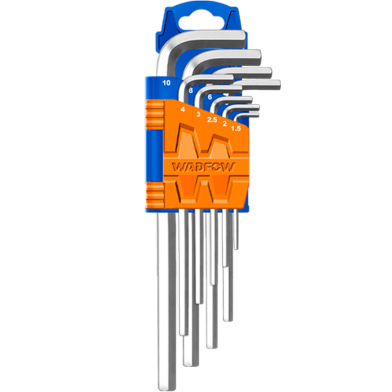 WADFOW WHK1291 Hex Key 9 Pcs image