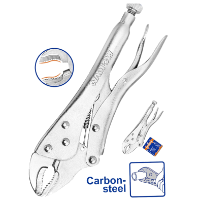 WADFOW WLP1C10 Curved Jaw locking Plier 10 Inch image