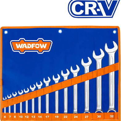 WADFOW WSP1M14 Combination Spanner Set 14 Pcs image