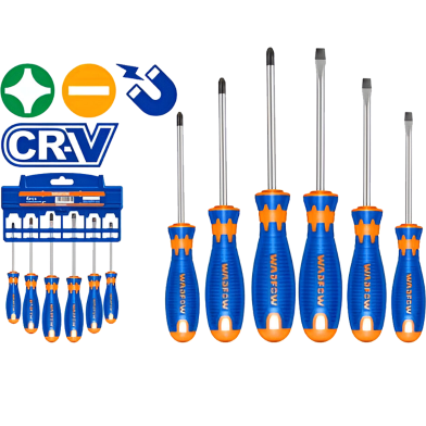 WADFOW WSS1206 Screwdriver Set 6 Pcs image