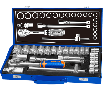 WADFOW WST2L24 Socket Set 1/2 Inch 24 Pcs image