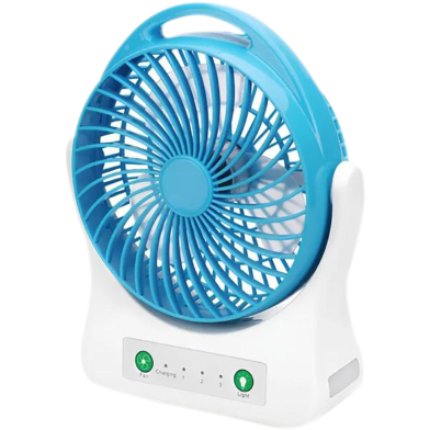 WEIDASI Rechargeable Fan WD-202 Portable mini USB with Light. image