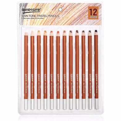 WORISON Artist Skin Tone Pastel Pencils image