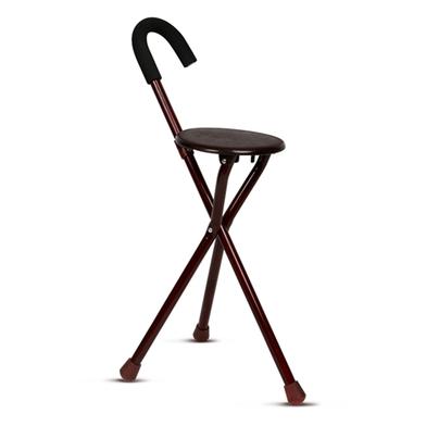 Walking Stick With Stool Rose Wood image