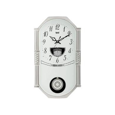 Ajanta Wall Clock – Classic Musical Pendulum Quartz Wall Clock 427 – White image