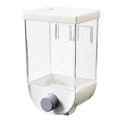 Wall Mounted Press Cereals Dispenser Grain Storage Box - 1000 ML image